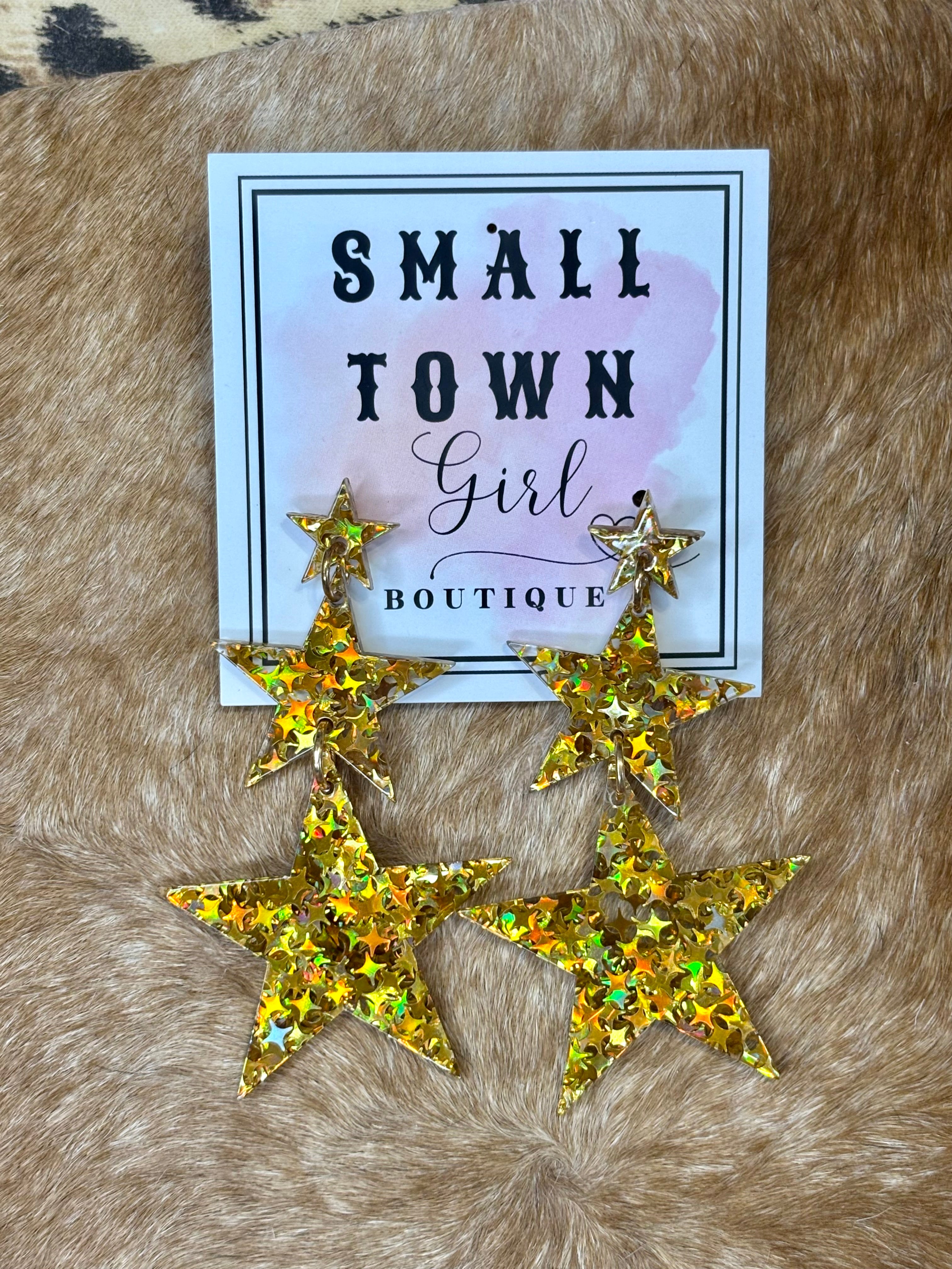 Goldie Star Earrings