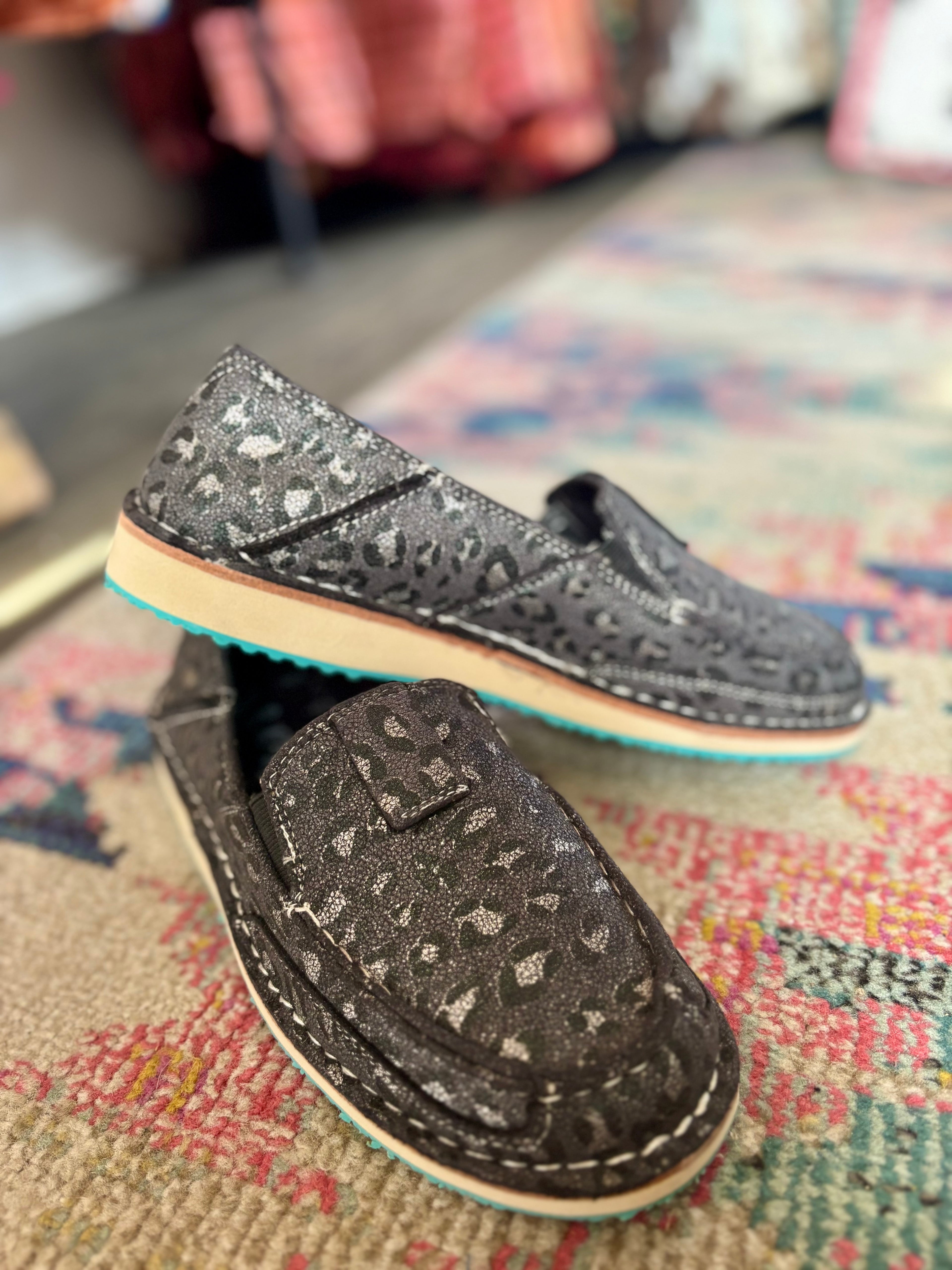 Charcoal Cheetah Shoes