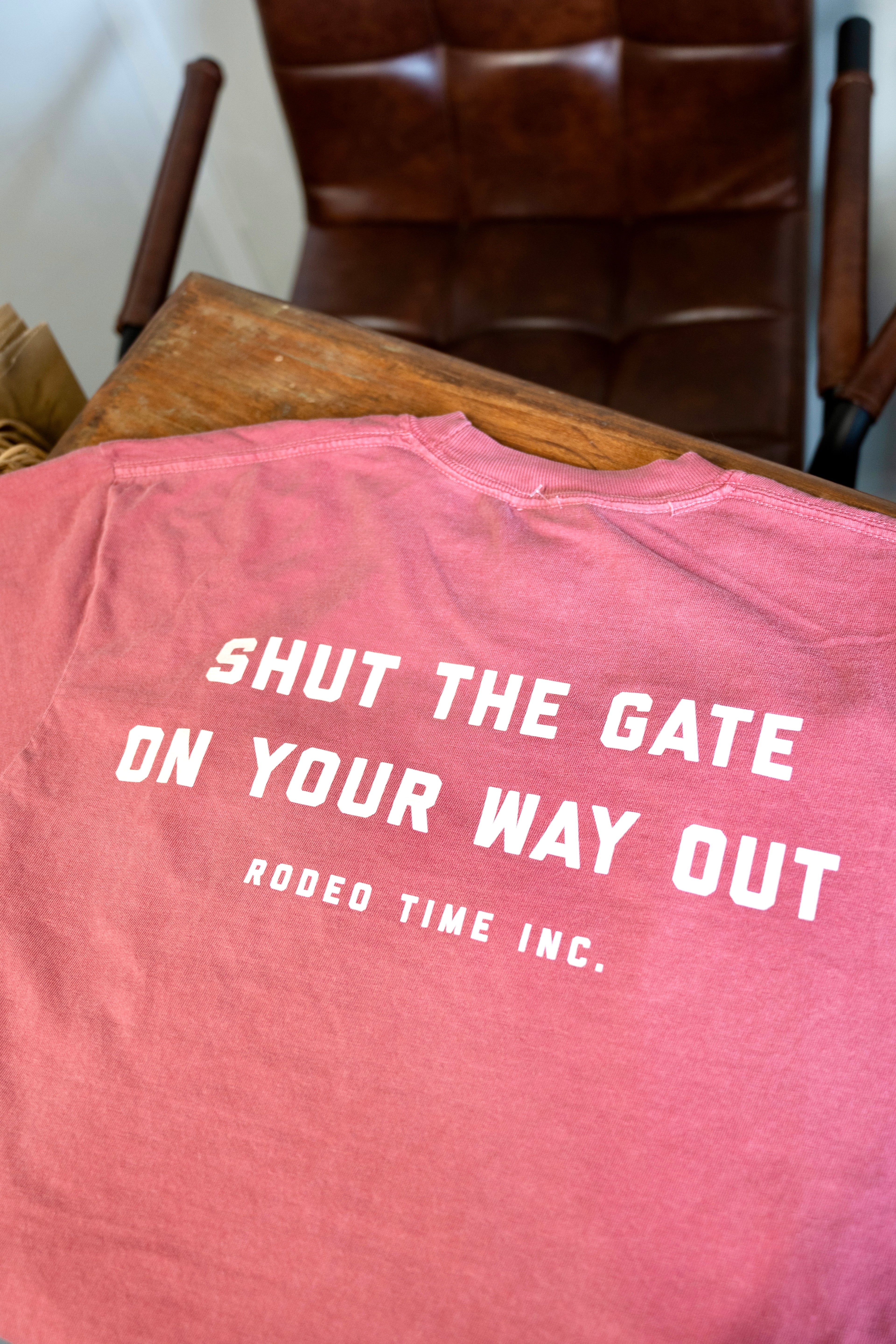 Rodeo Time Shut the Gate Tee