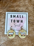 Steer Floral Earrings