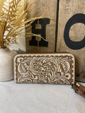 White Miss Western Wallet