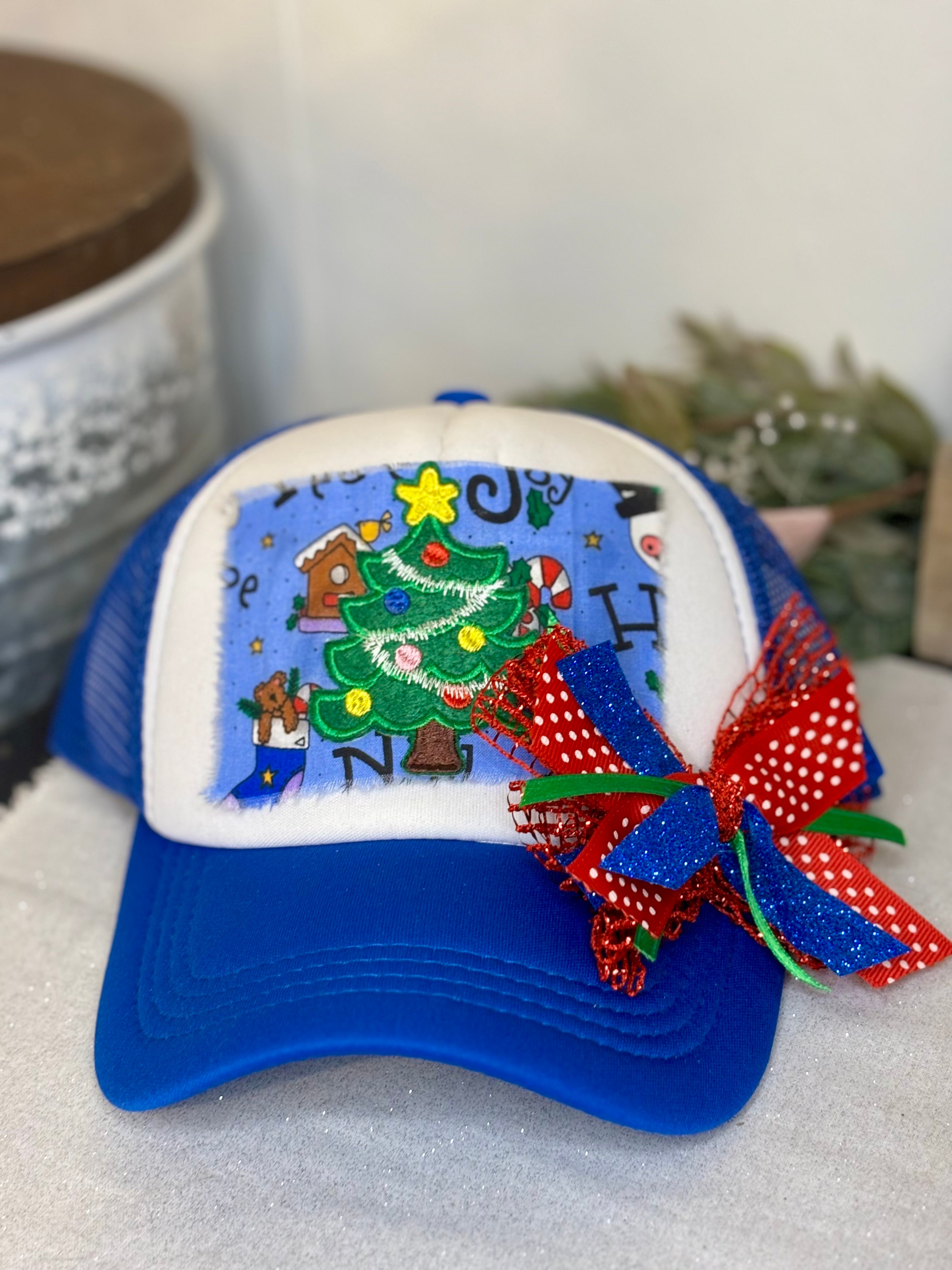 Blue Christmas Hat