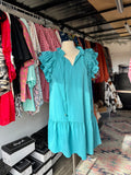 Teal Dress