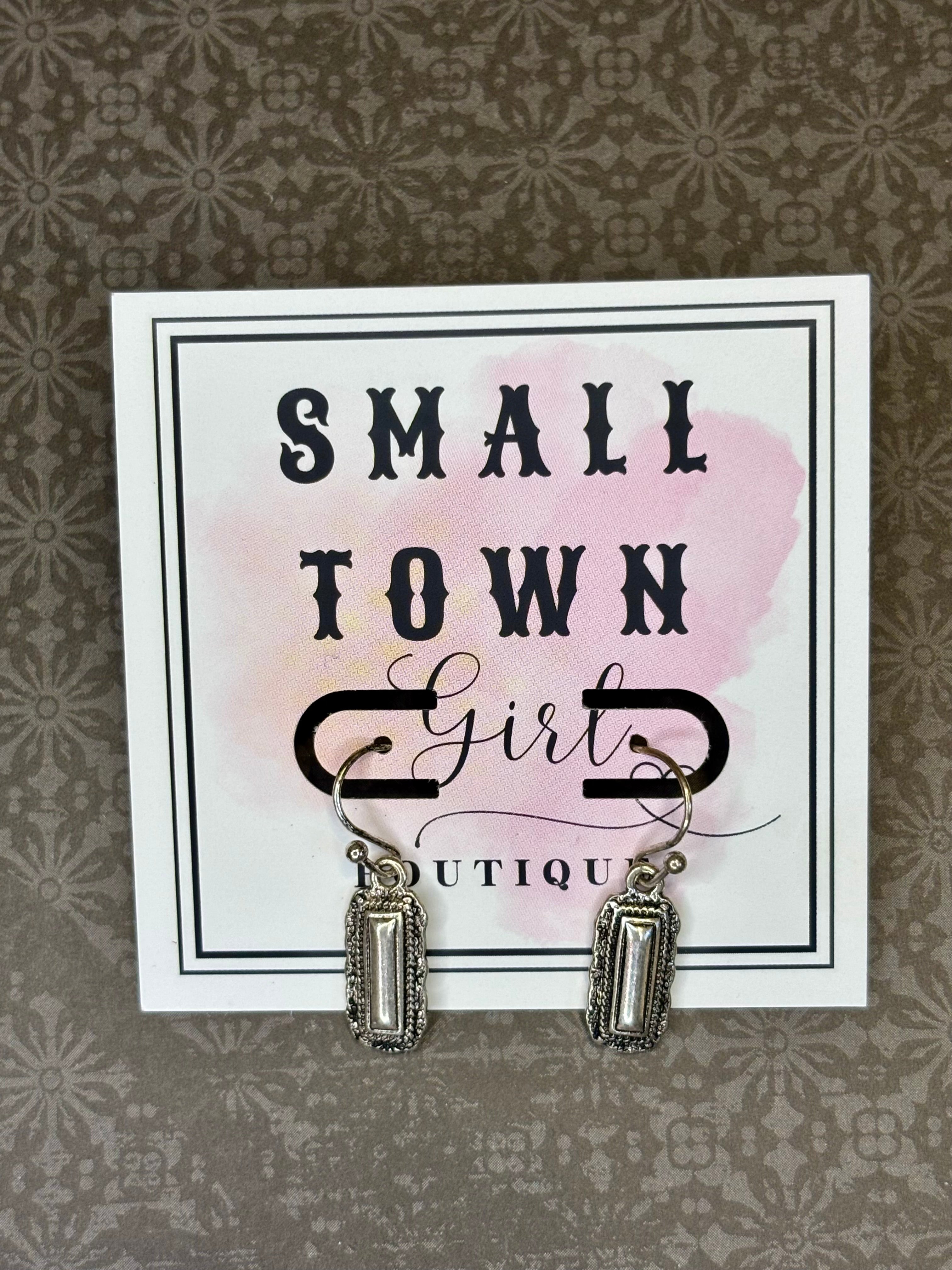 Simple Everything Earrings — Silver
