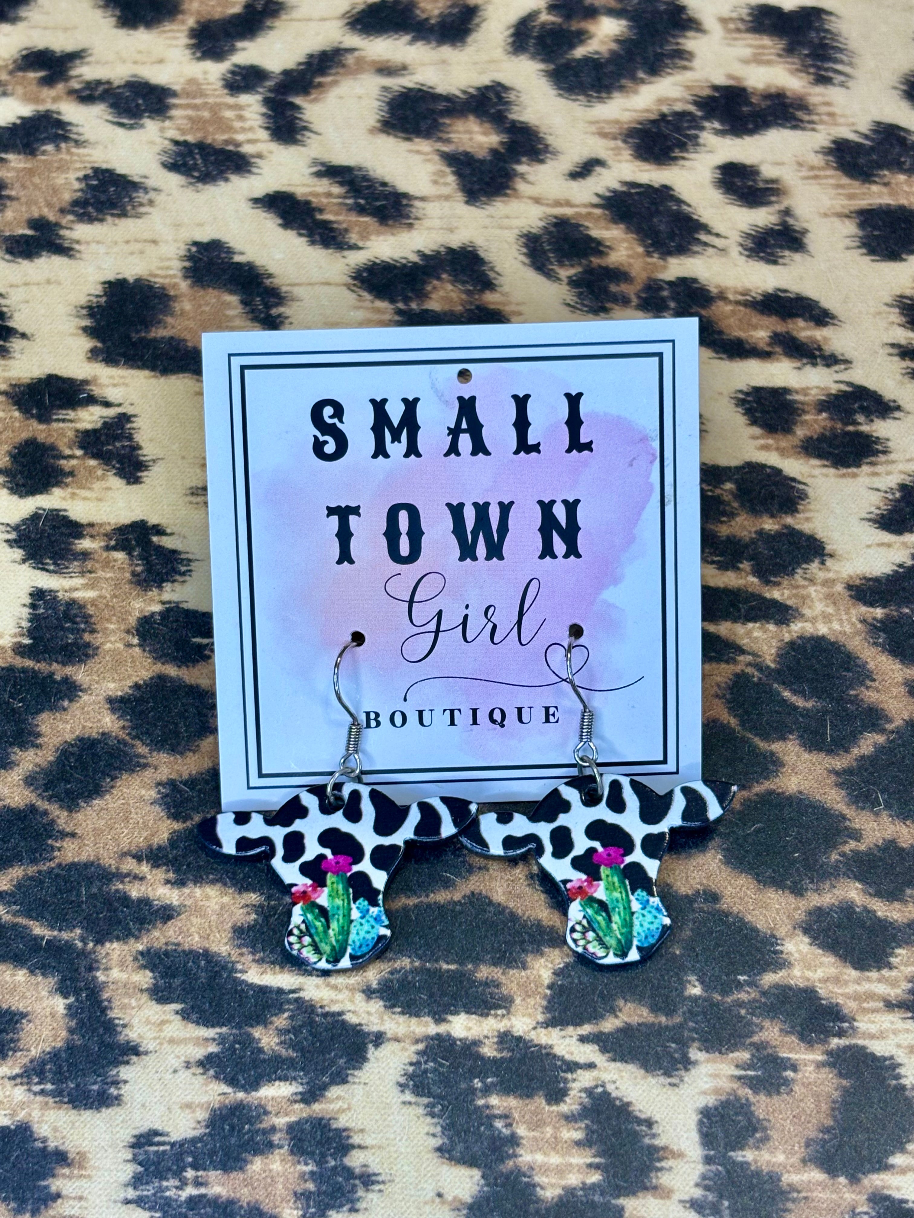 Crazy Heifer Earrings