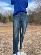 Dark high rise skinny Jeans